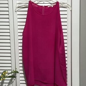 Violet & Claire Fuchsia Sleeveless Top